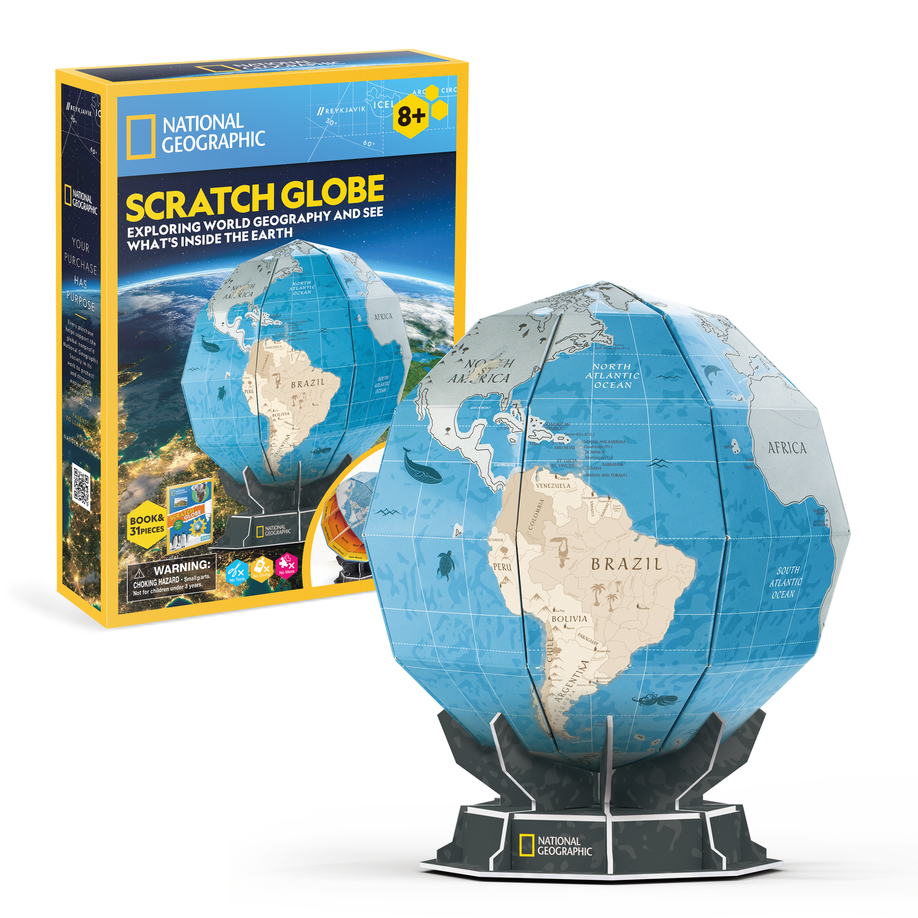 Scratch Globe 地球儀